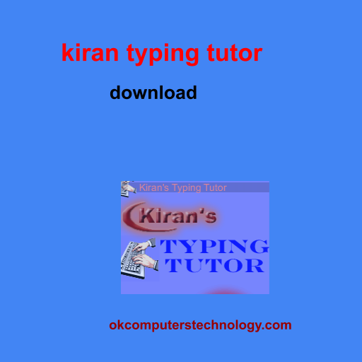 kiran typing tutor download