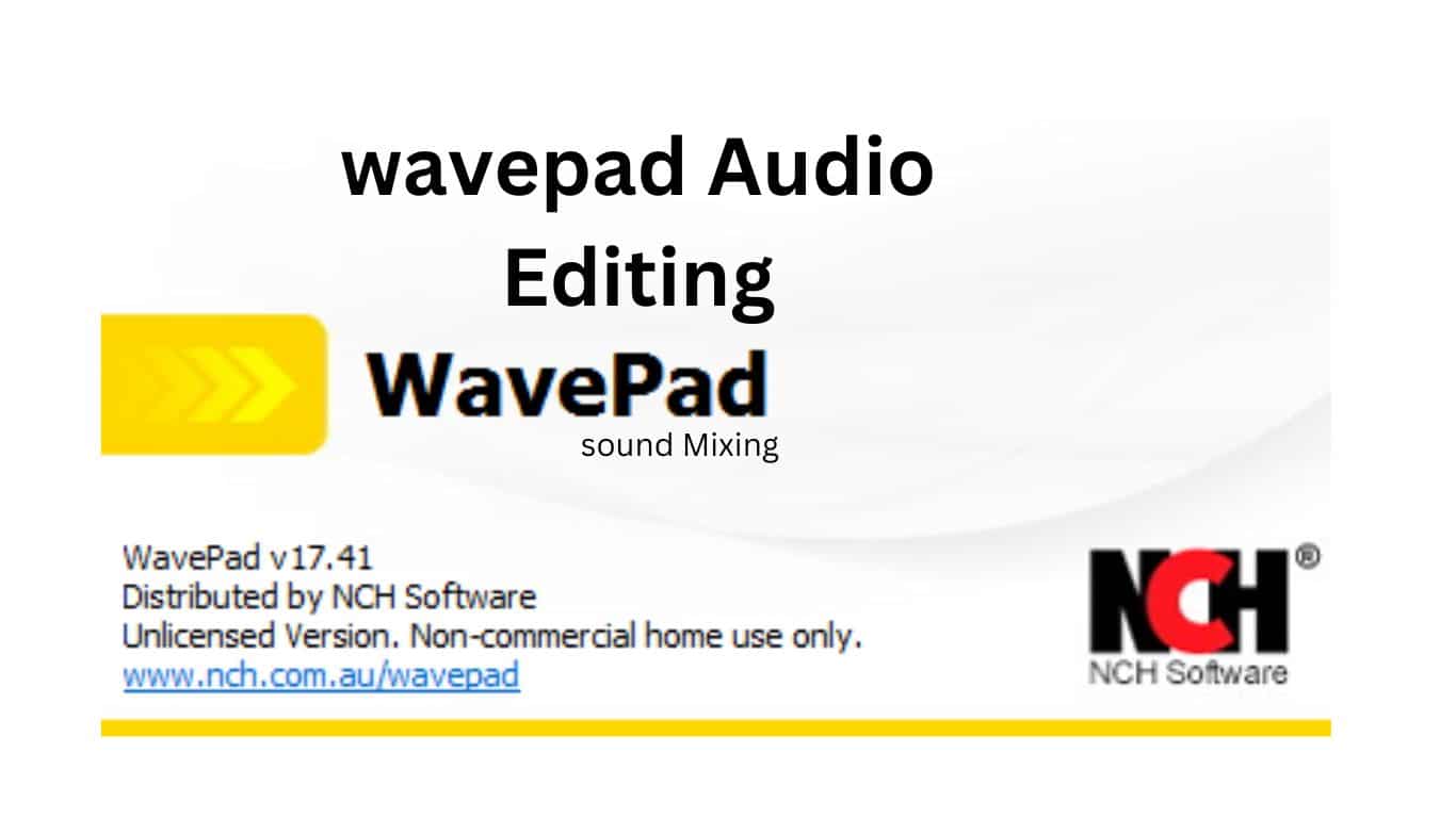 Wavepad Sound Editing Software